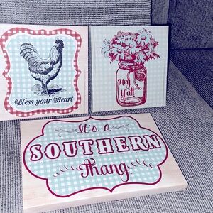 Southern kitchen wall decor